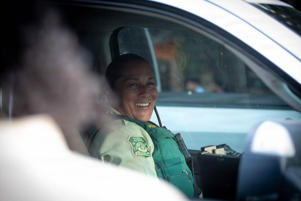 Law Enforcement on Duty for Campground Fire Enforcement