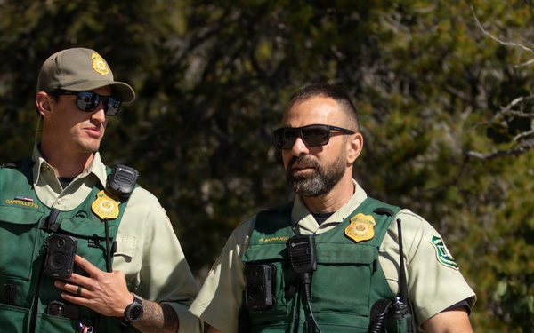 Law Enforcement on Duty for Beach Patrol
