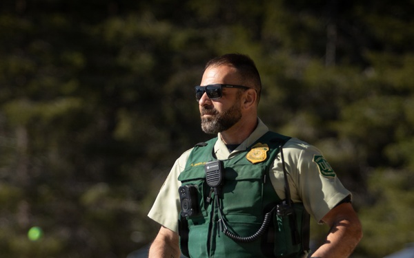 Law Enforcement on Duty for Beach Patrol