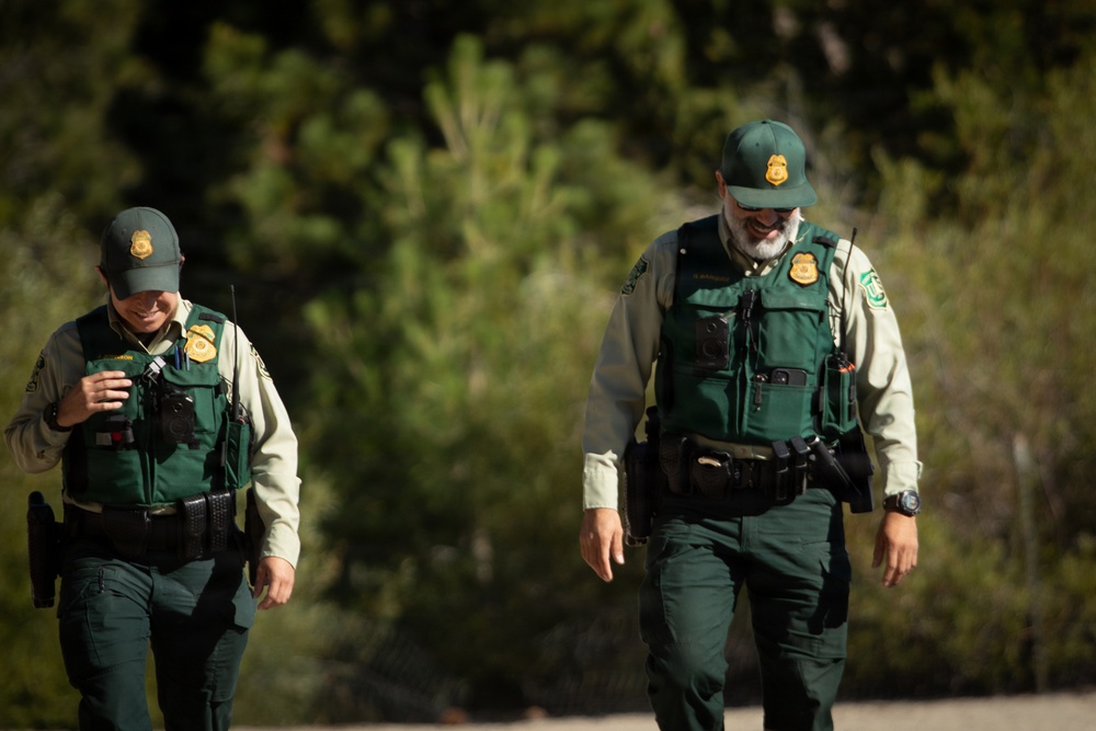 Law Enforcement on Duty at Meeks Bay