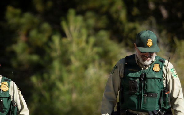 Law Enforcement on Duty at Meeks Bay