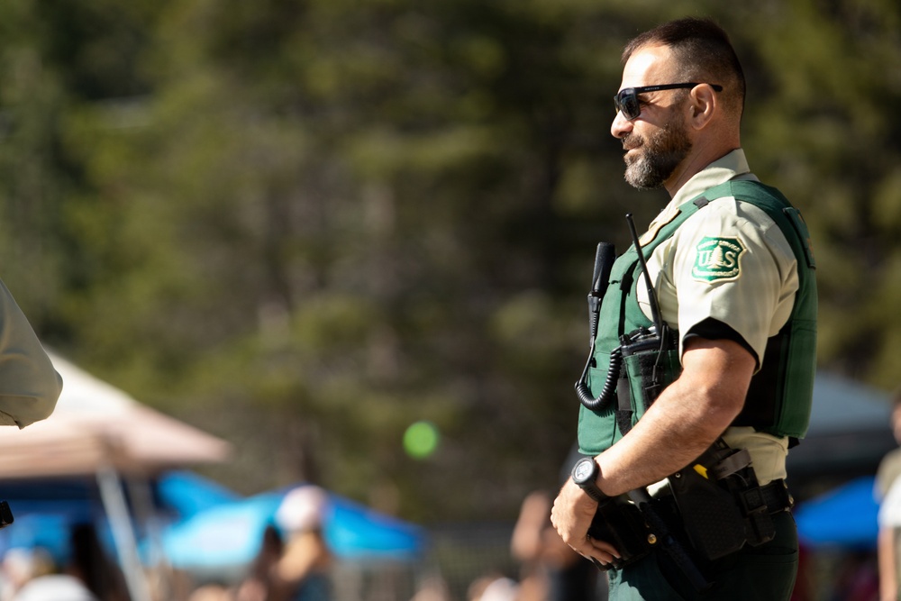 Law Enforcement on Duty at Meeks Bay