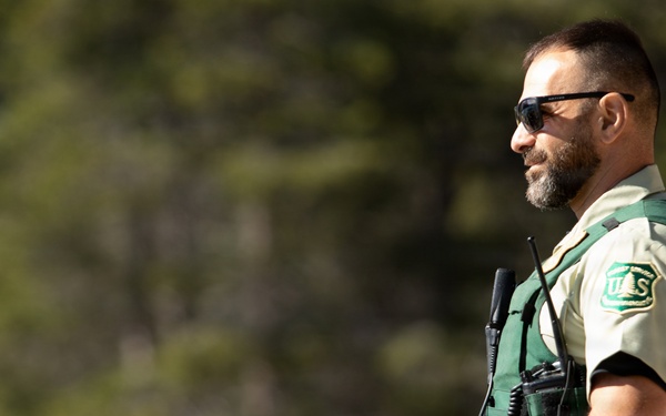 Law Enforcement on Duty at Meeks Bay