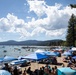 Law Enforcement on Duty at Lakeside Beach