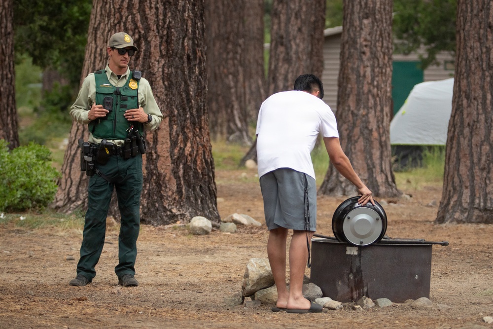 Law Enforcement on Duty for Campground Fire Enforcement