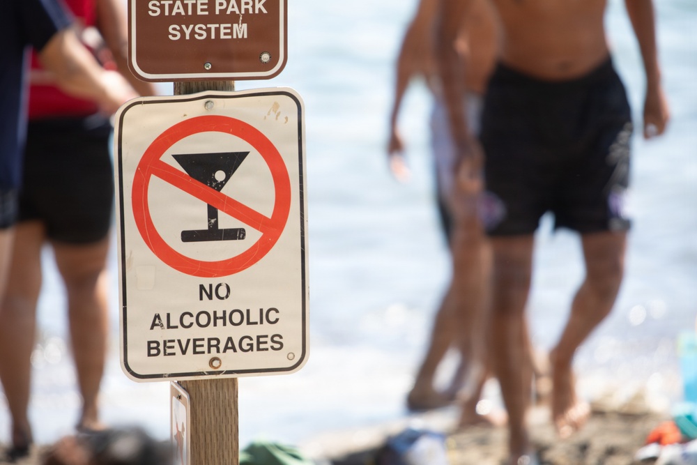 Law Enforcement on Duty for Beach Patrol
