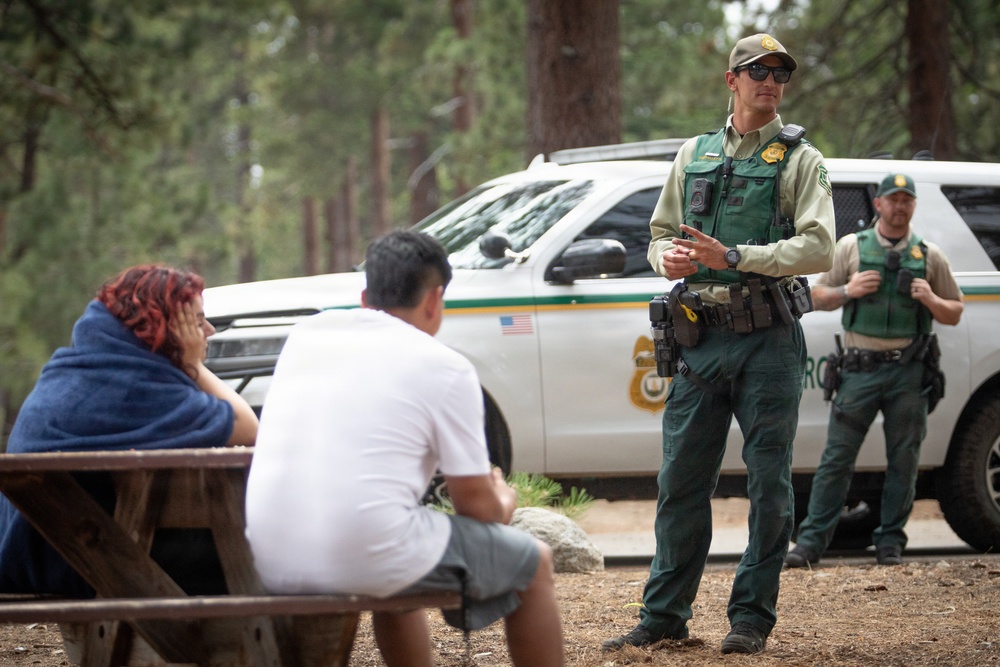 Law Enforcement on Duty for Campground Fire Enforcement