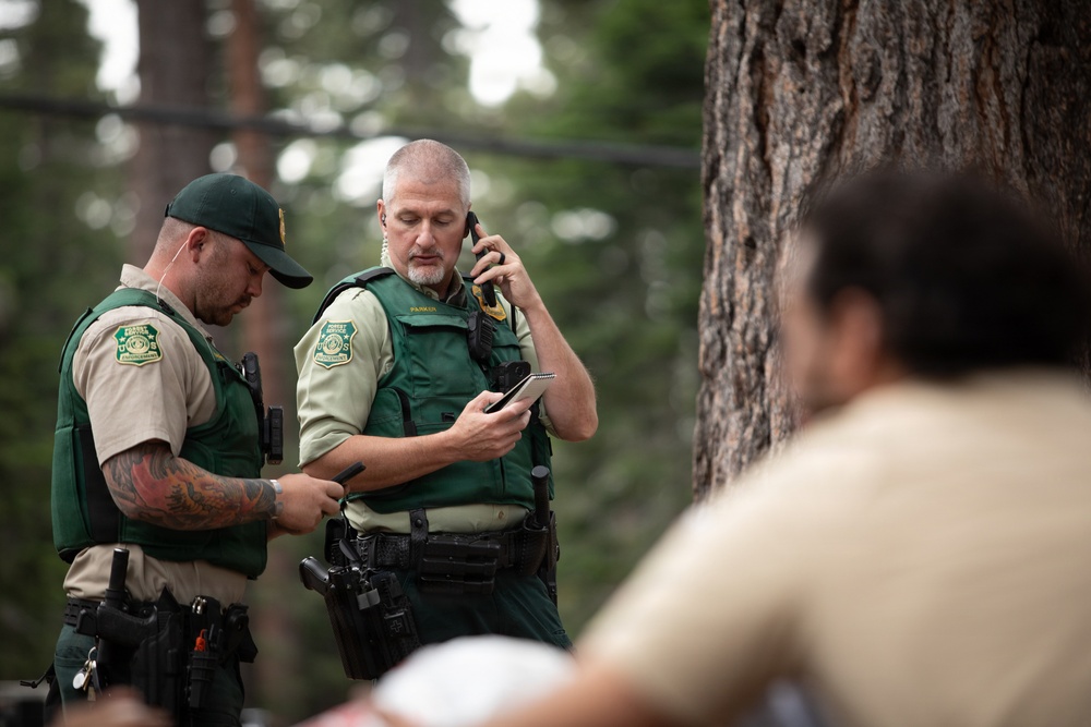 Law Enforcement on Duty for Campground Fire Enforcement
