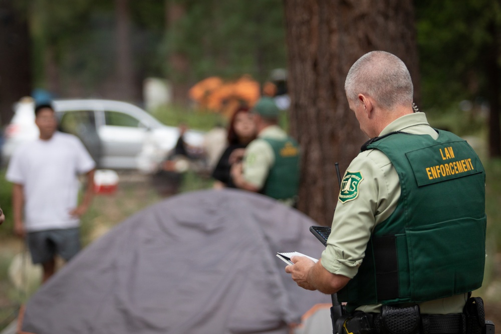 Law Enforcement on Duty for Campground Fire Enforcement