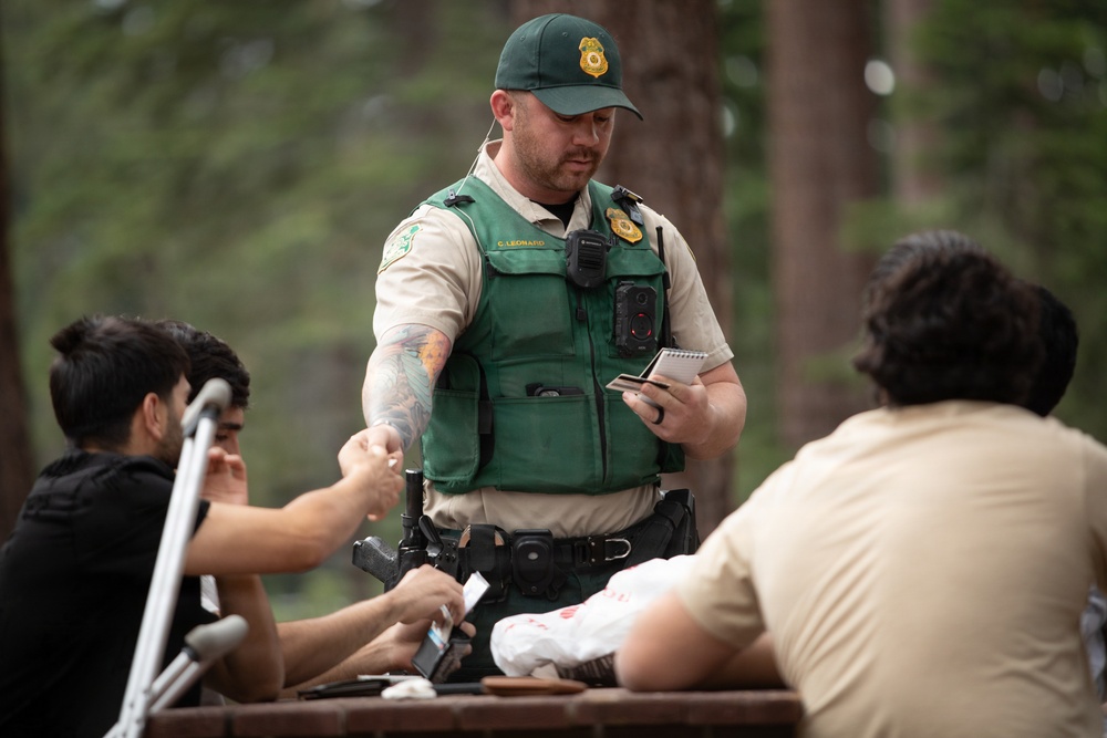 Law Enforcement on Duty for Campground Fire Enforcement