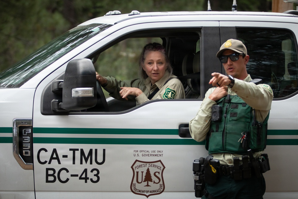 Law Enforcement on Duty for Campground Fire Enforcement