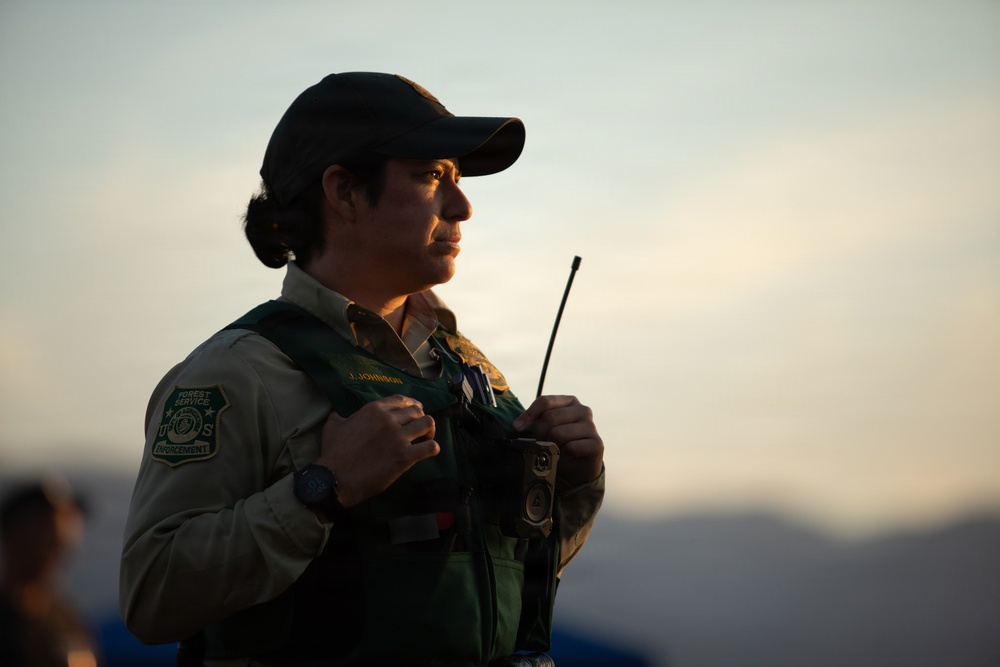 Law Enforcement on Duty for Beach Patrol