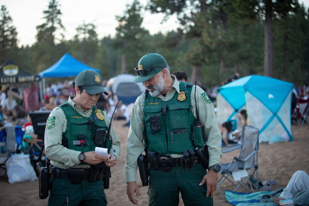 Law Enforcement on Duty for Beach Patrol