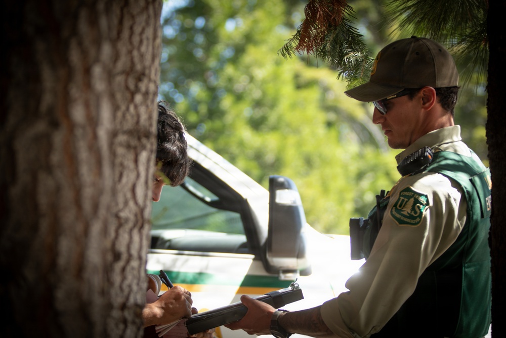 Law Enforcement on Duty for Beach Patrol
