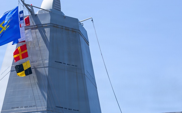 USS Arlington (LPD 24) Departs INR 250