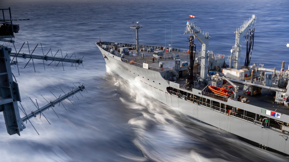 USS Theodore Roosevelt conducts fueling-at-sea during RIMPAC 2026