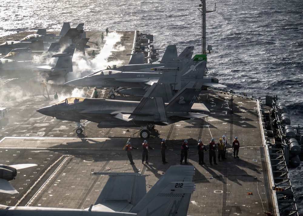 USS Theodore Roosevelt conducts fueling-at-sea during RIMPAC 2026
