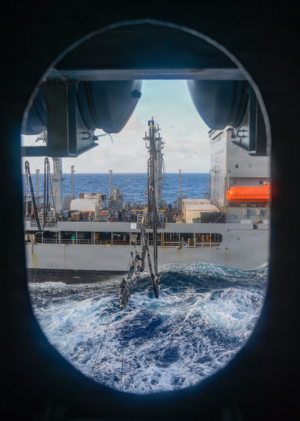 USS Theodore Roosevelt conducts fueling-at-sea during RIMPAC 2026