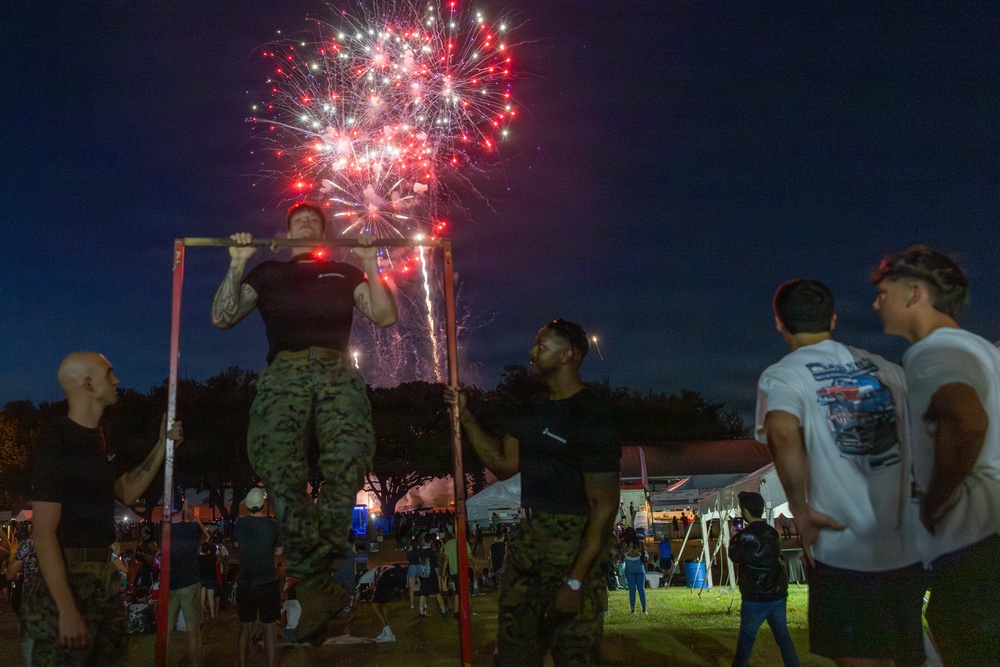 U.S. Marines Attend the Fort Worth Fourth