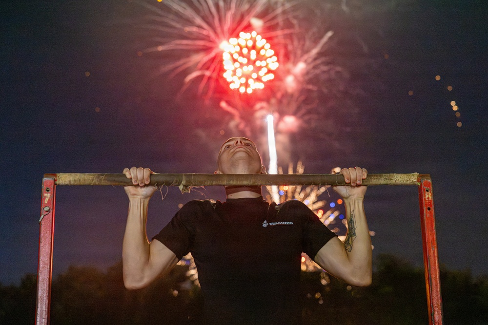 U.S. Marines Attend the Fort Worth Fourth