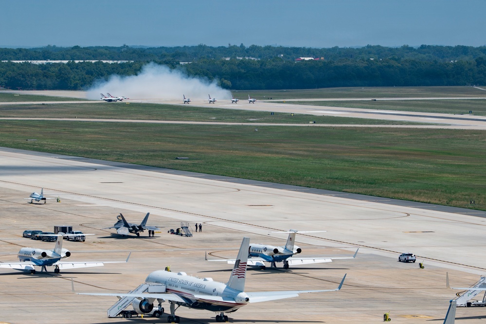 U.S. Air Force Thunderbirds conduct Freedom 250 practice