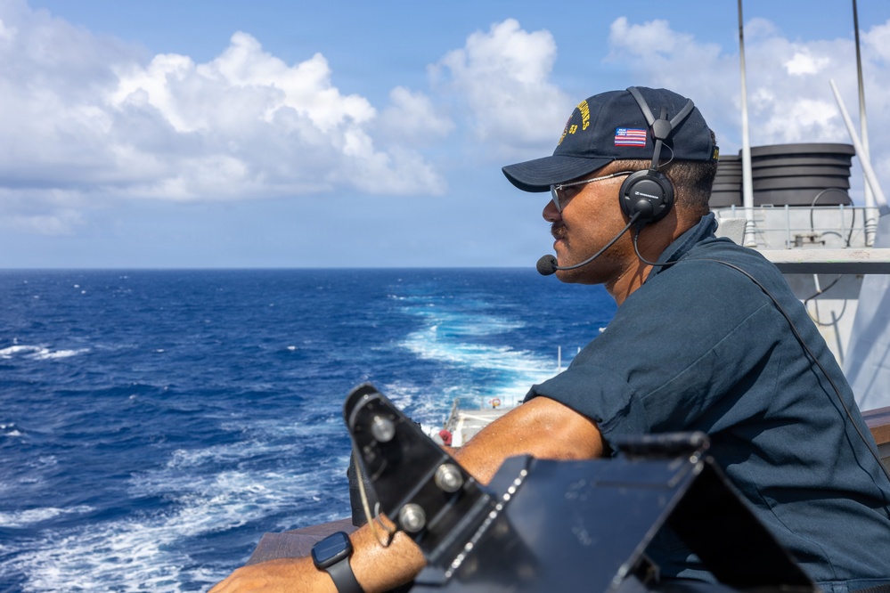 USS John Paul Jones (DDG 53) conducts routine operations while deployed