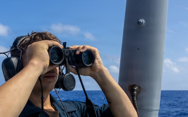 USS John Paul Jones (DDG 53) conducts routine operations while deployed