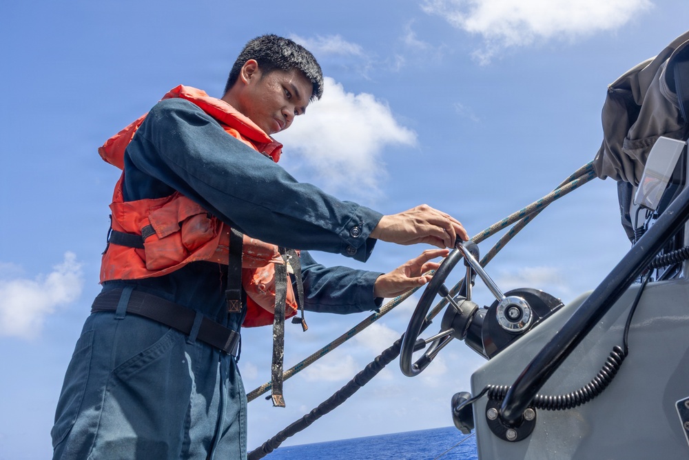 USS John Paul Jones (DDG 53) conducts routine operations while deployed