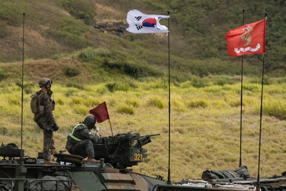 Multinational partners conduct a machine gun live-fire exercise during RIMPAC 2026