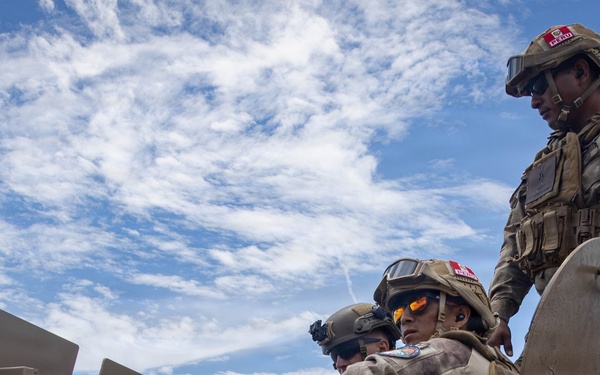 Multinational partners conduct a machine gun live-fire exercise during RIMPAC 2026