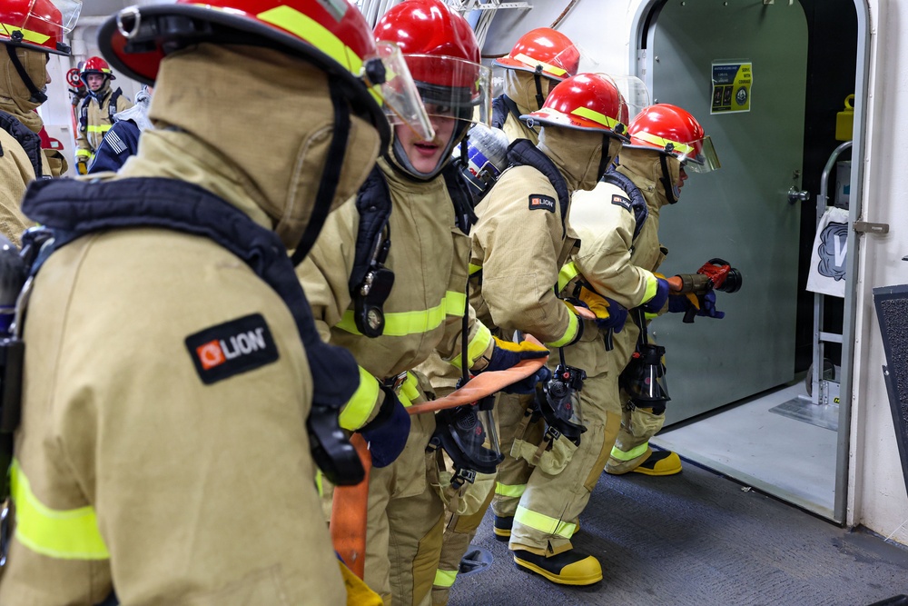 PCU John F. Kennedy Holds General Quarters Drill