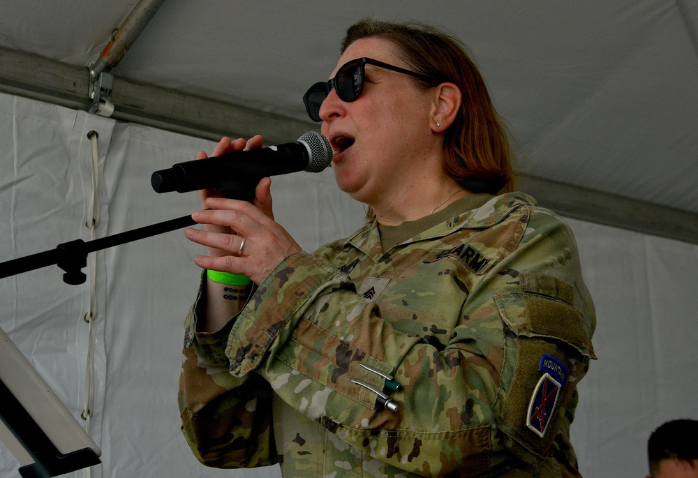 10th Mountain Division Band and Recruiters participate in Intrepid Museum 250th Birthday Celebration