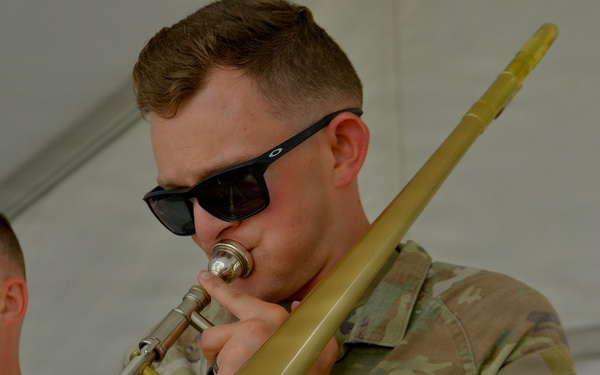 10th Mountain Division Band and Recruiters participate in Intrepid Museum 250th Birthday Celebration