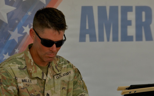 10th Mountain Division Band and Recruiters participate in Intrepid Museum 250th Birthday Celebration