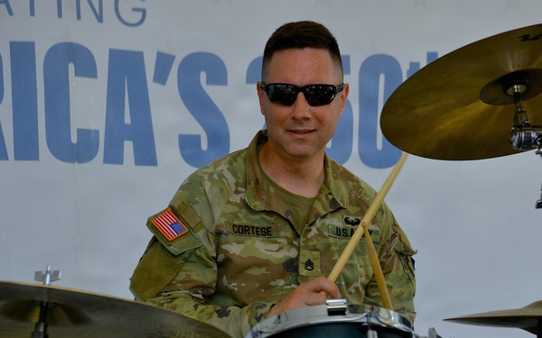 10th Mountain Division Band and Recruiters participate in Intrepid Museum 250th Birthday Celebration