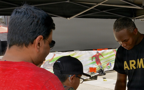 10th Mountain Division Band and Recruiters participate in Intrepid Museum 250th Birthday Celebration