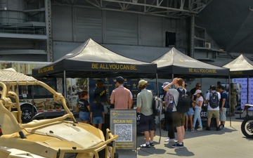 10th Mountain Division Band and Recruiters participate in Intrepid Museum 250th Birthday Celebration