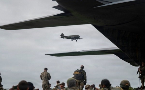 176th Wing Airmen honor a shared heritage during the 82nd Anniversary of D-Day