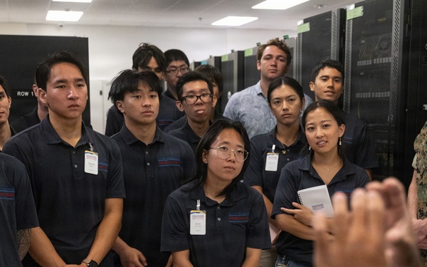 Knowledge Check: Pacific Intelligence Innovation Initiative Interns and students visit MCBH