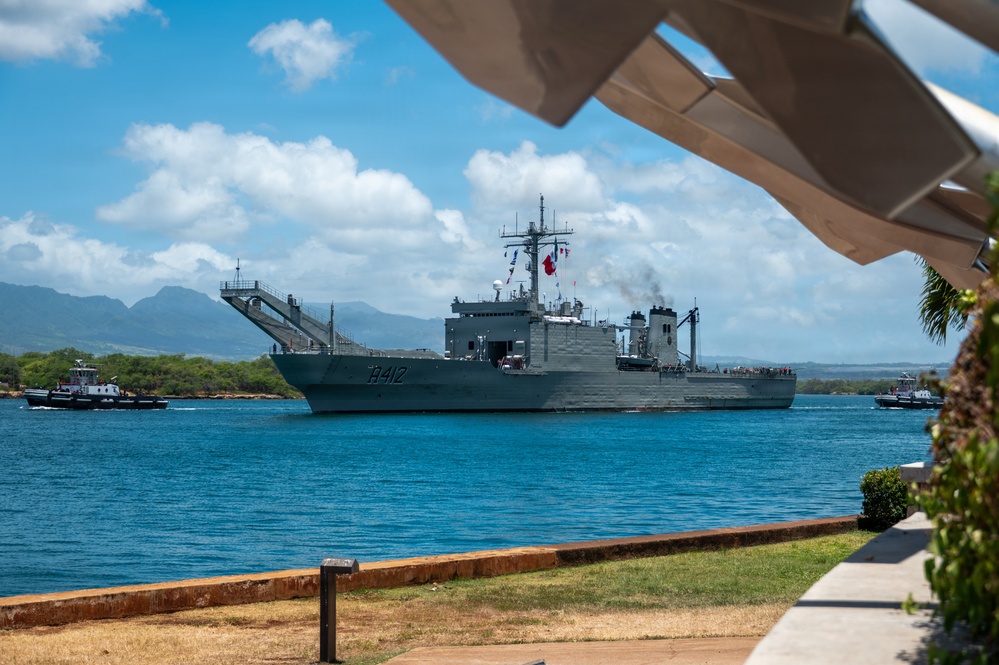 ARM Usumacinta departs Pearl Harbor to begin RIMPAC 2026 sea phase