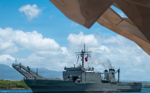 ARM Usumacinta departs Pearl Harbor to begin RIMPAC 2026 sea phase
