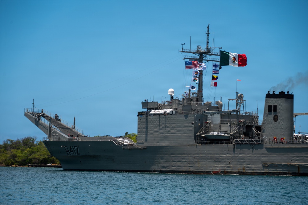 ARM Usumacinta departs Pearl Harbor to begin RIMPAC 2026 sea phase