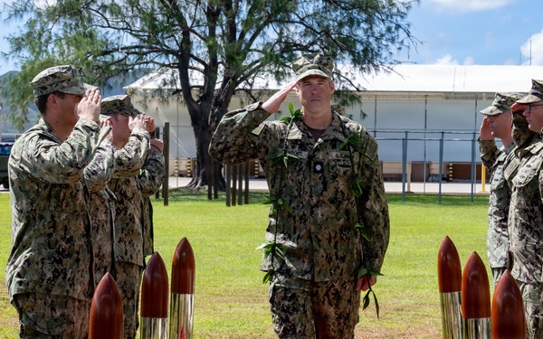 EODMU-5 conducts a change of command ceremony