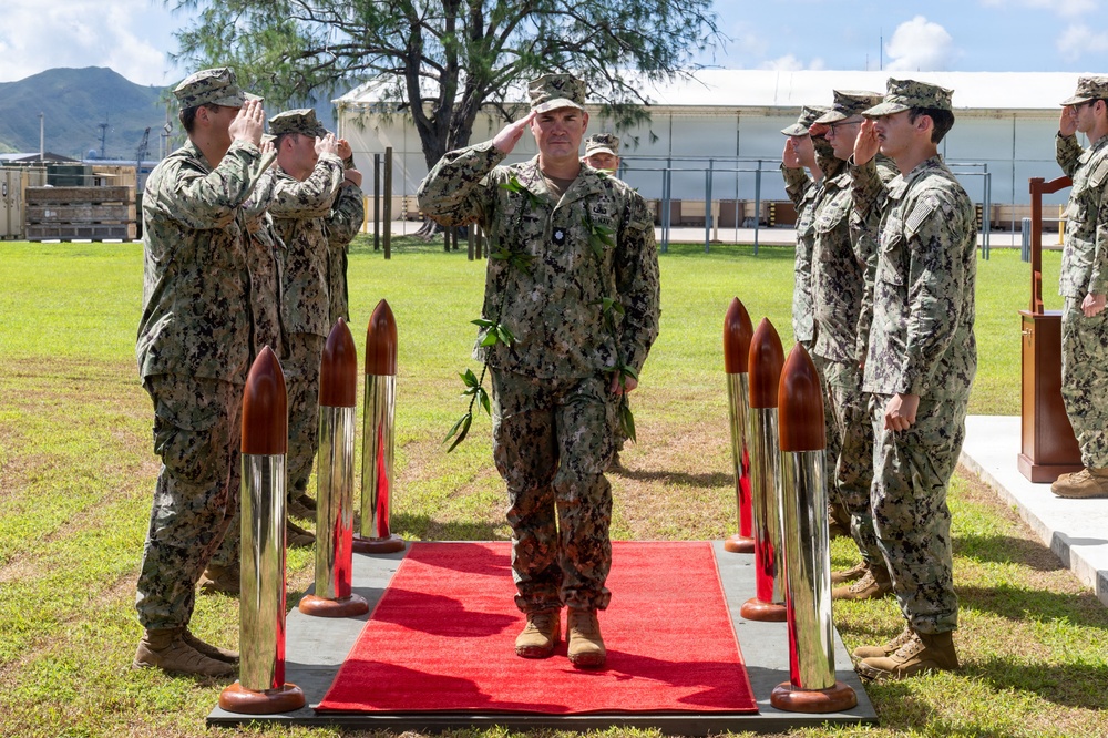 EODMU-5 conducts a change of command ceremony