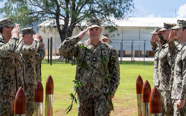 EODMU-5 conducts a change of command ceremony