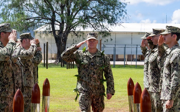 EODMU-5 conducts a change of command ceremony
