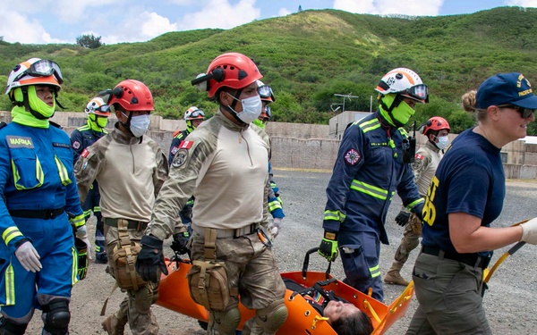 Multinational forces conduct urban Search and Rescue exercise during RIMPAC 2026 disaster response scenario