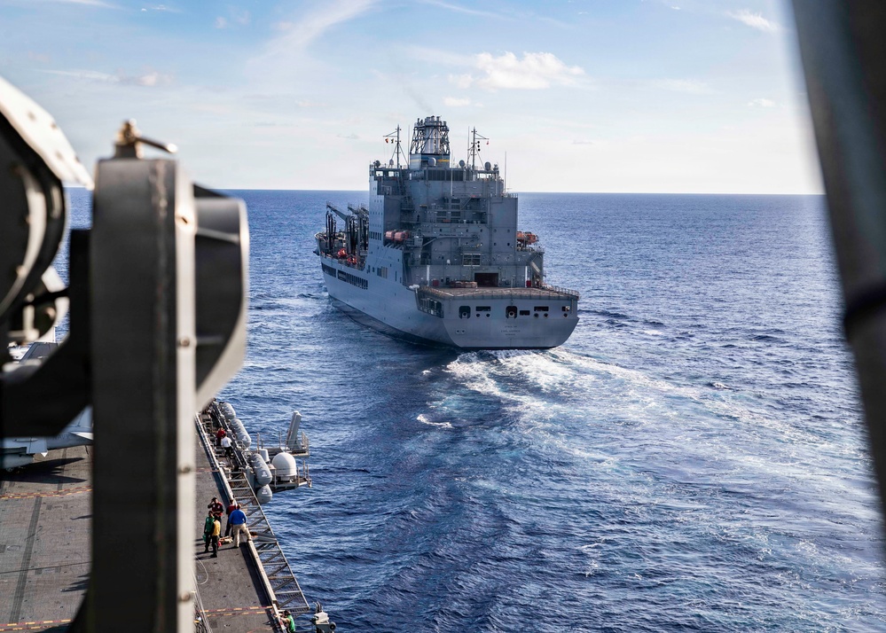 George Washington Conducts Fueling at Sea