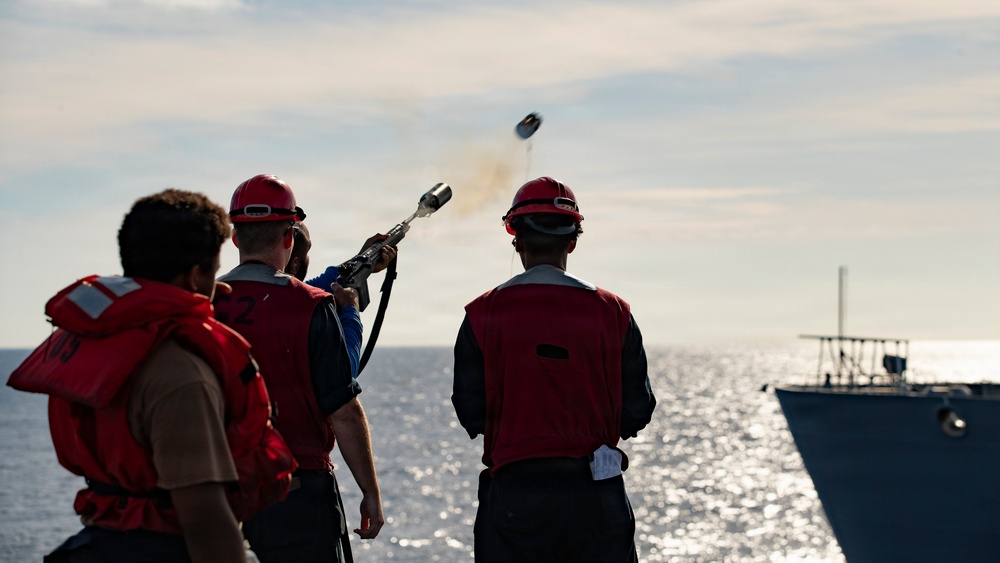 George Washington Conducts Fueling at Sea
