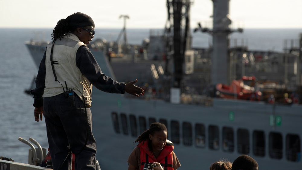 George Washington Conducts Fueling at Sea